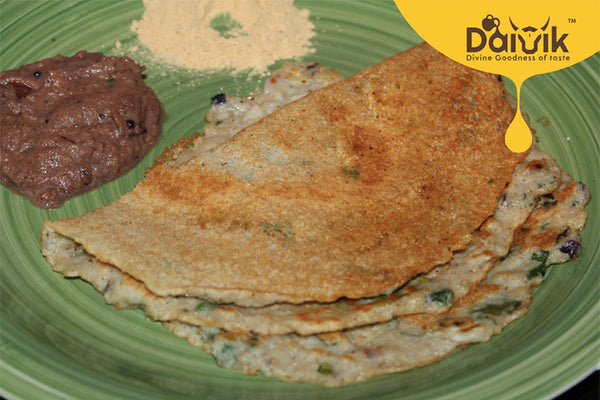 Pearl Millet Adai or Kambu Adai