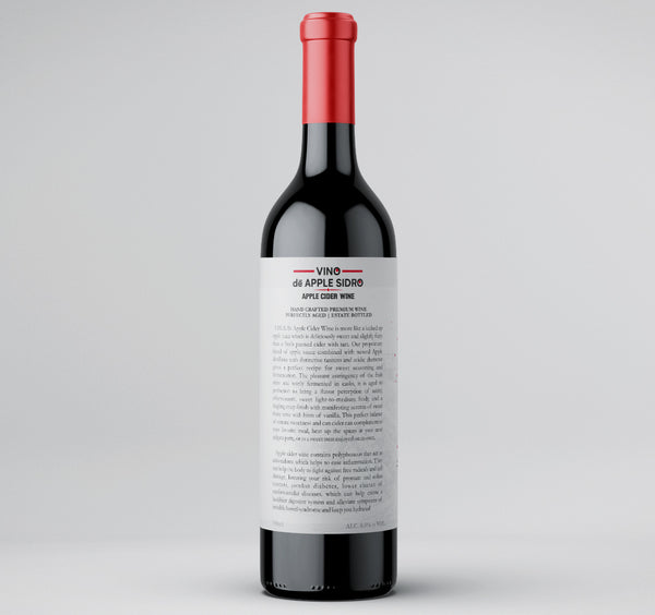 Chula Natural Non-Alcoholic Apple Cider Wine | Vino de Apple Sidro