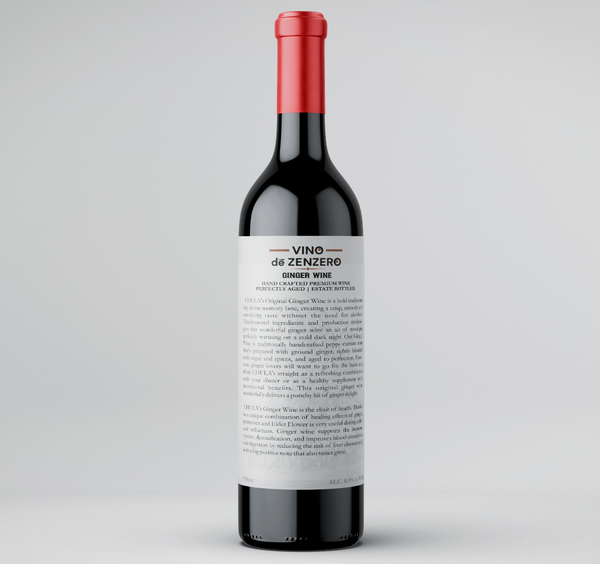 Chula Natural Non-Alcoholic Ginger Wine | Vino de Zenzero