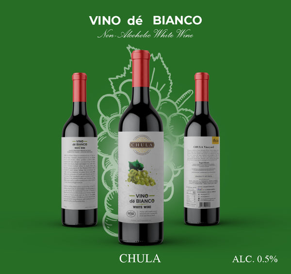 Chula Natural Non-Alcoholic White Wine | Vino de Bianco