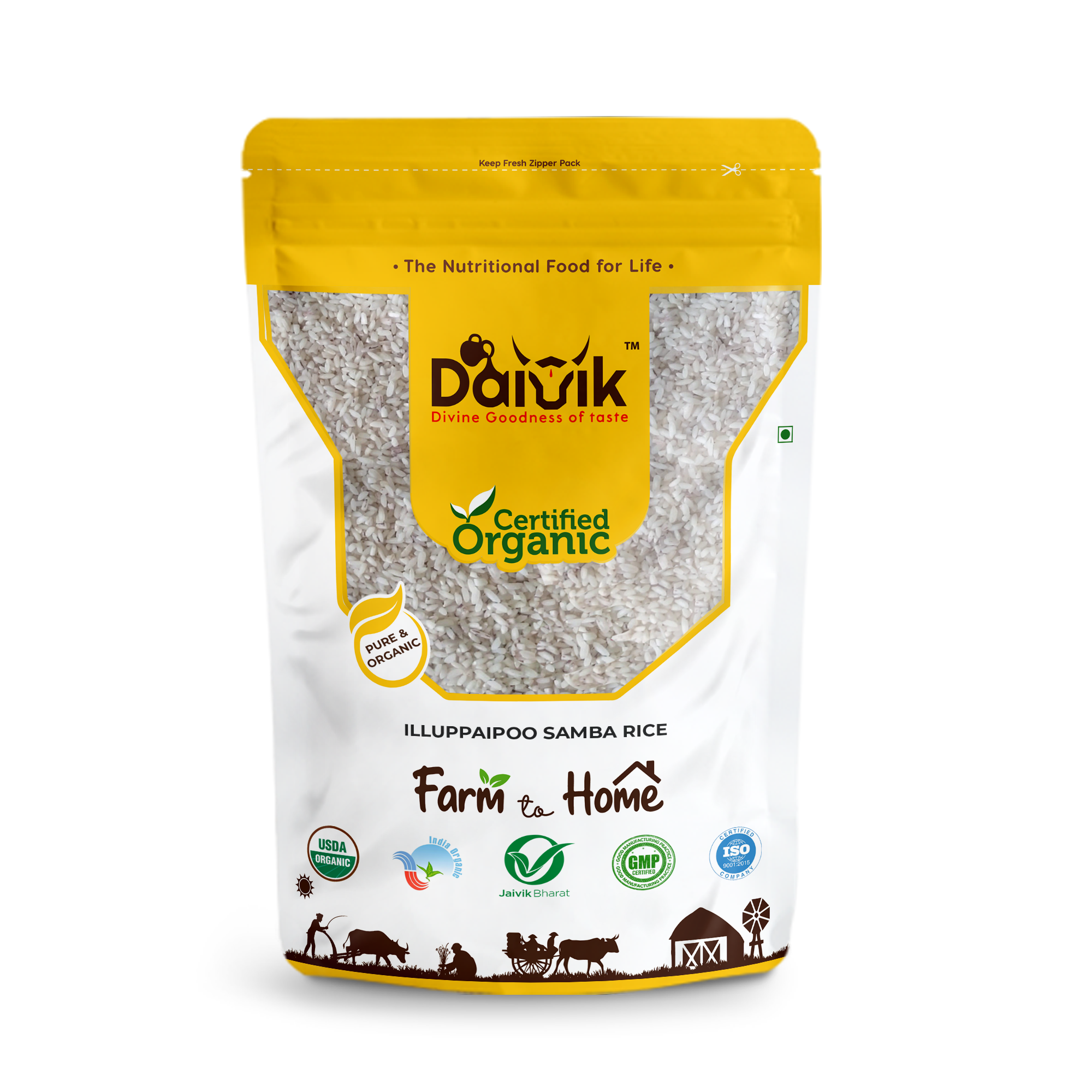 Organic illuppaipoo Samba