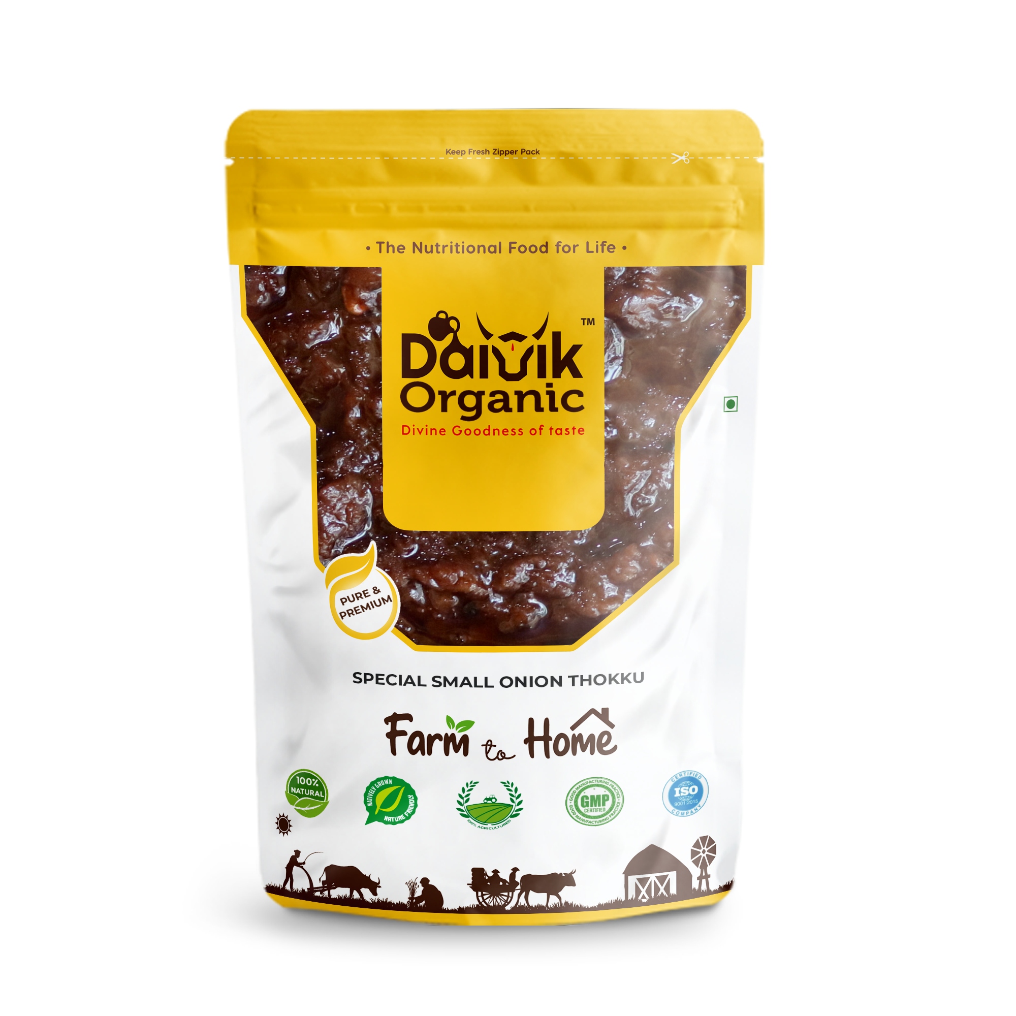 ORGANIC HOMEMADE SPECIAL SMALL ONION THOKKU