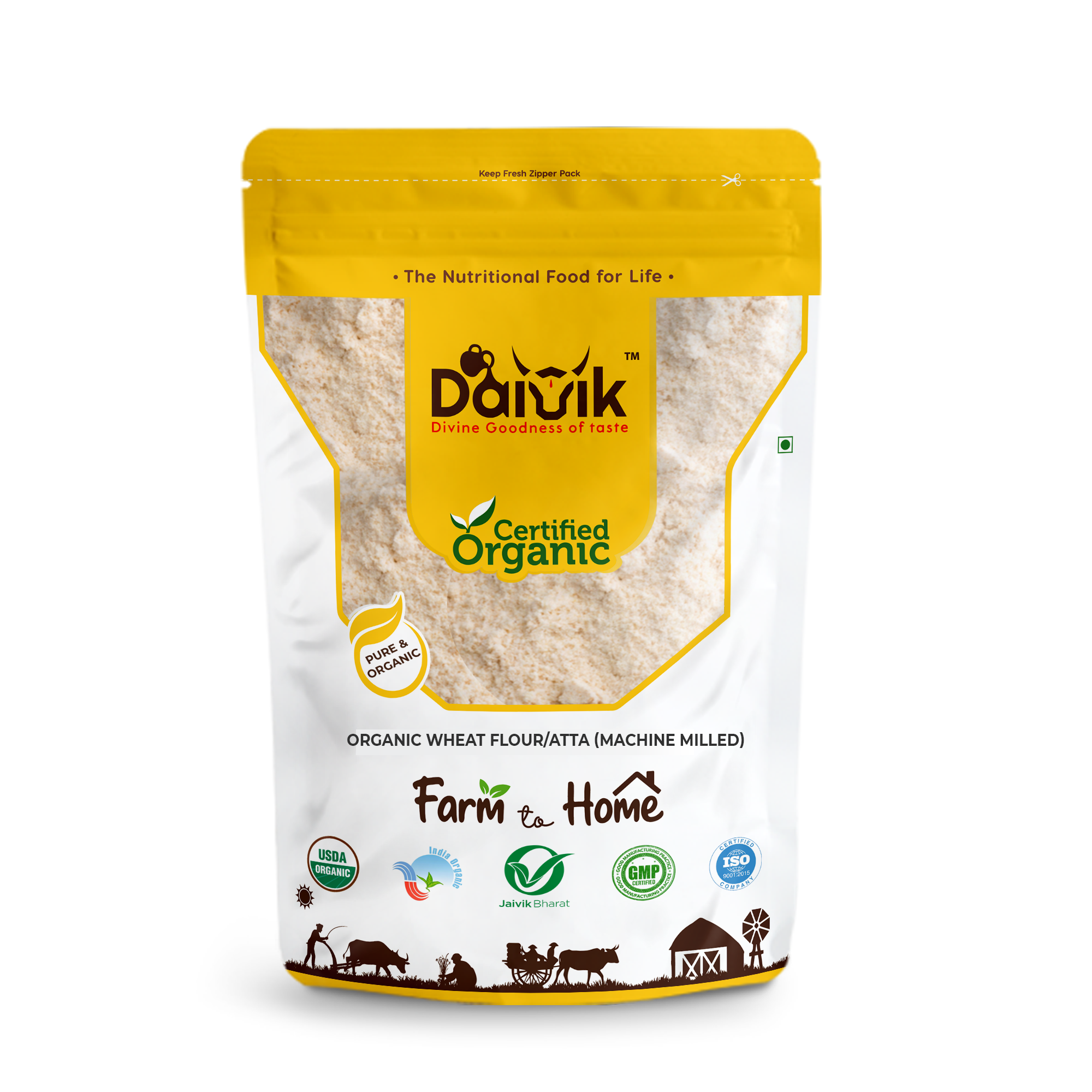 ORGANIC WHEAT FLOUR/ATTA-LOKWAN