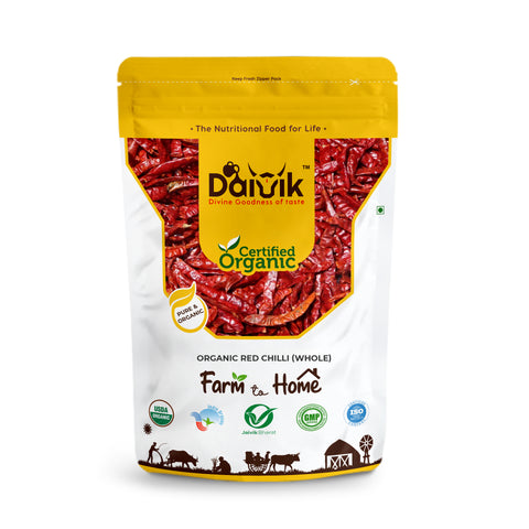 ORGANIC WHOLE DRY RED CHILLI/VARA MILAGAI