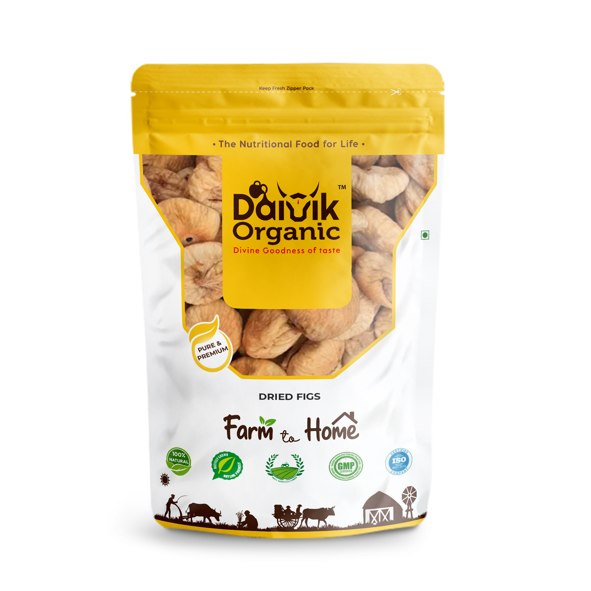 Organic NATURAL DRIED FIGS ANJEER