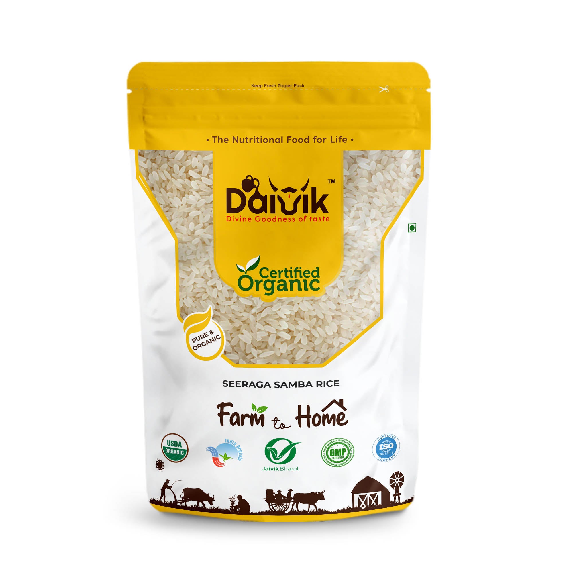 Organic Thuraiyur Seeraga Samba Rice