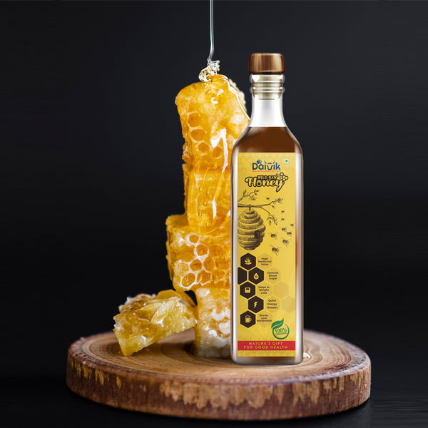 100% PURE NATURAL WILD FOREST HONEY - KAATTU THEAN - DAIVIK ORGANIC