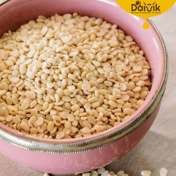 SKINLESS SPLIT WHITE-URAD DAL/SPLIT BLACK GRAM WITHOUT SKIN/UDAITHA ULUNDHAM PARUPPU