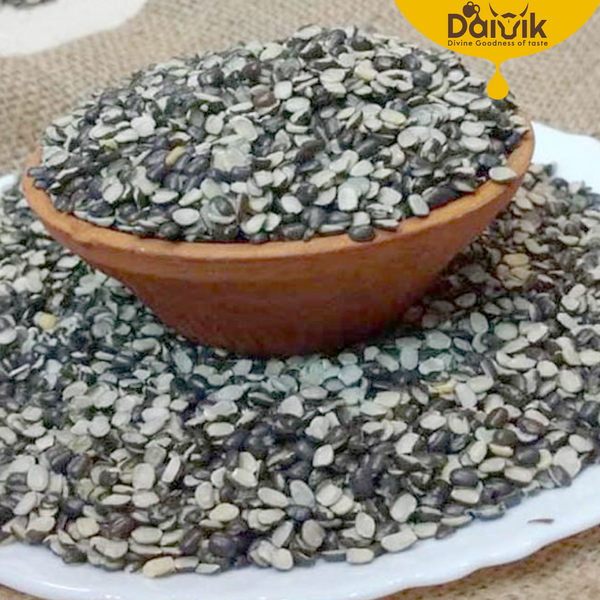 SPLIT BLACK URAD DAL/SPLIT BLACK GRAM WITH SKIN/UDAITHA KARUPPU ULUNDHU