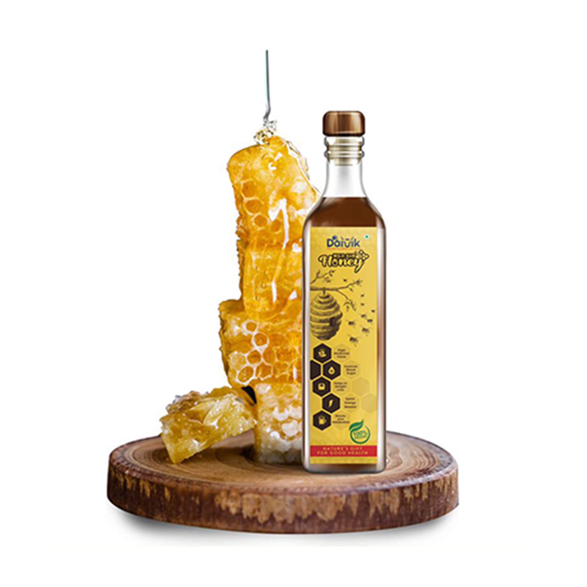 100% PURE NATURAL WILD DAMMER HONEY - CHIRU THEAN - DAIVIK ORGANIC