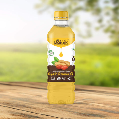 REAL WOOD COLD PRESSED GROUNDNUT OIL