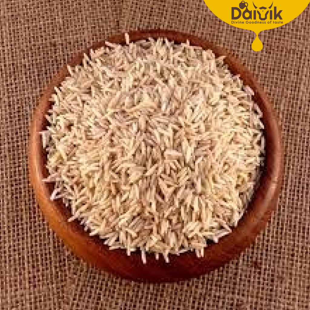 Organic Hand Pounded Indrayani Rice Unpolished Brown Rice | DAIVIK ORGANIC