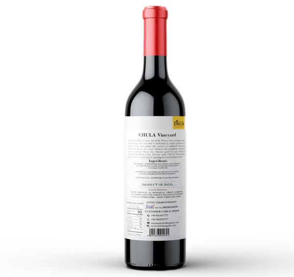 Chula Natural Non-Alcoholic Red Wine | Vino de Rosso Scuro