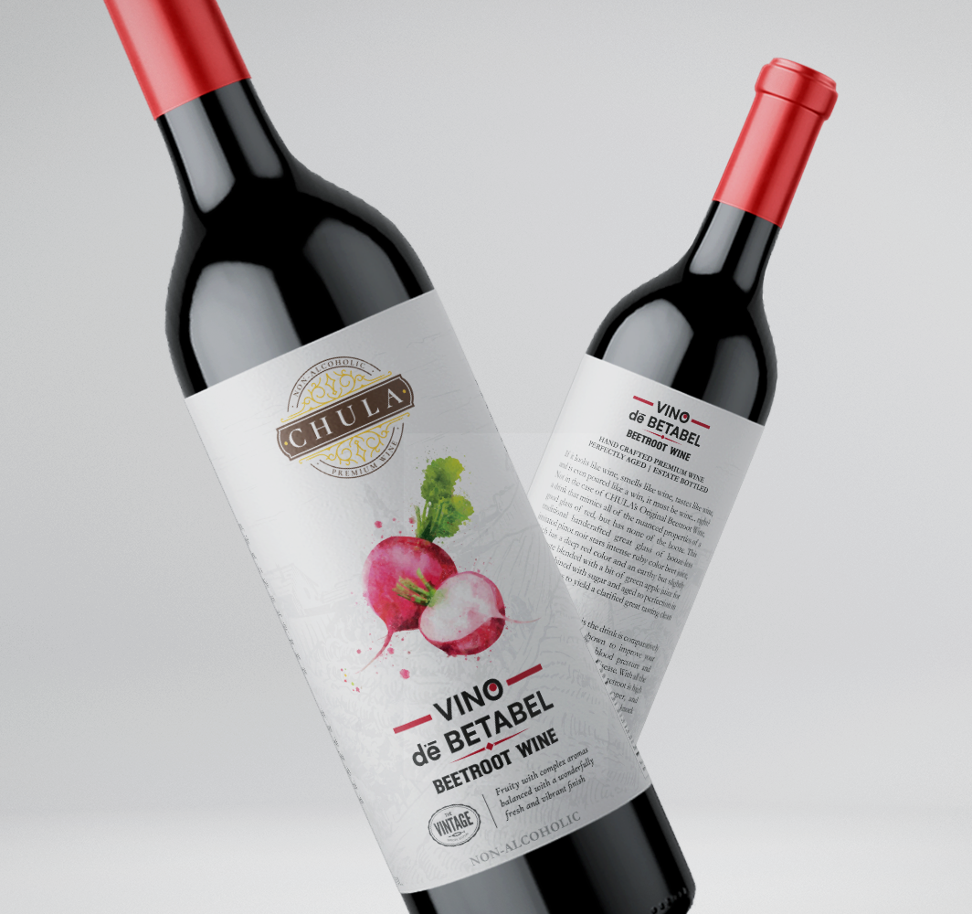 Chula Natural Non Alcoholic Beetroot Wine Vino de Betabel