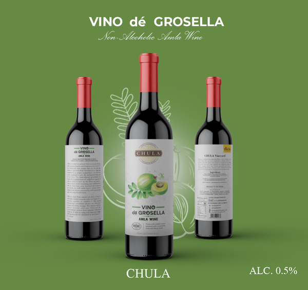 Chula Natural Non-Alcoholic Amla Wine | Vino de Grosella