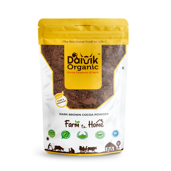 NATURAL DARK BROWN-RAW & UNSWEENTENED COCOA POWDER