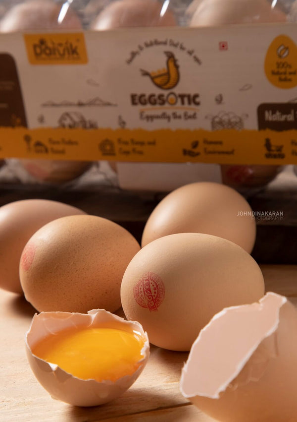 Organic Rich Omega-3 Brown Eggs - DAIVIK ORGANIC